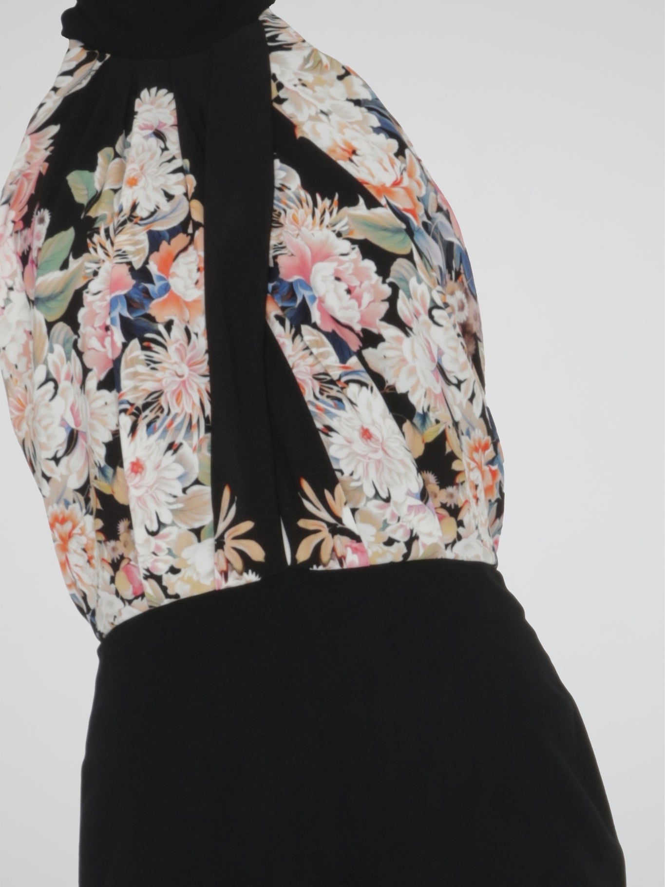 Floral Print Halter Neck Jumpsuit