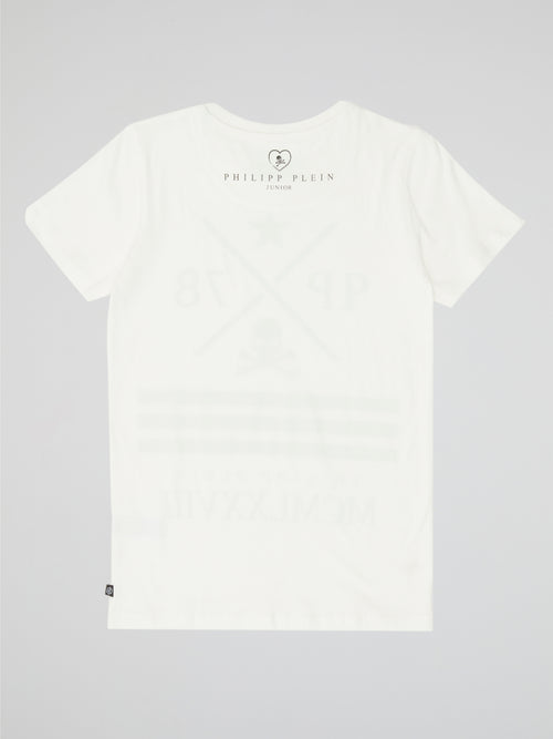 Rebel 1978 White Graphic Tee