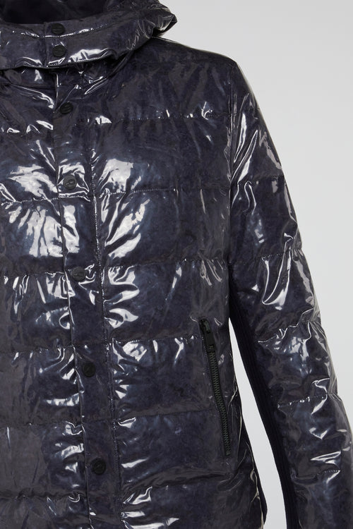 Gloss Black Puffer Jacket
