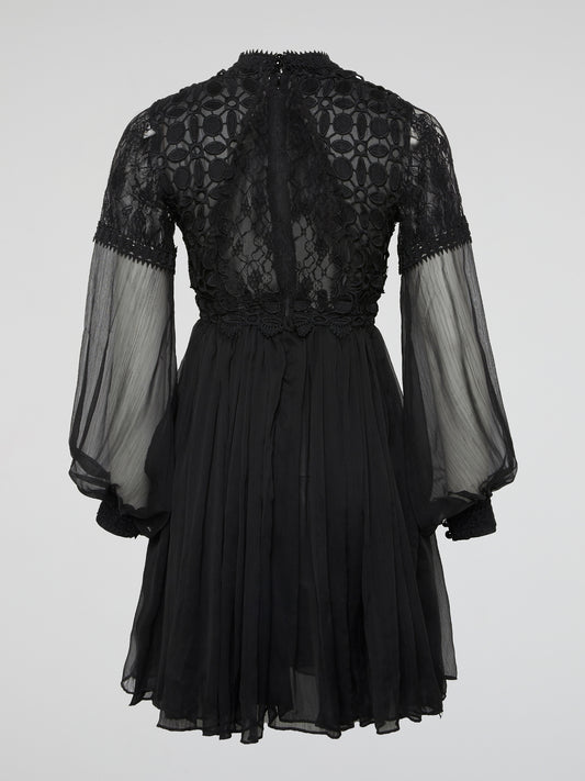 Black Reverie Lace Dress