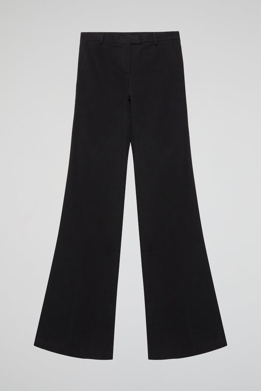 Black Noir Flared Trousers