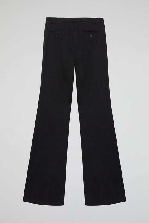 Black Noir Flared Trousers