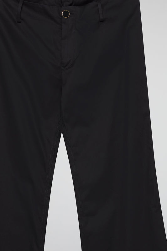Black Eclipse Flare Trousers