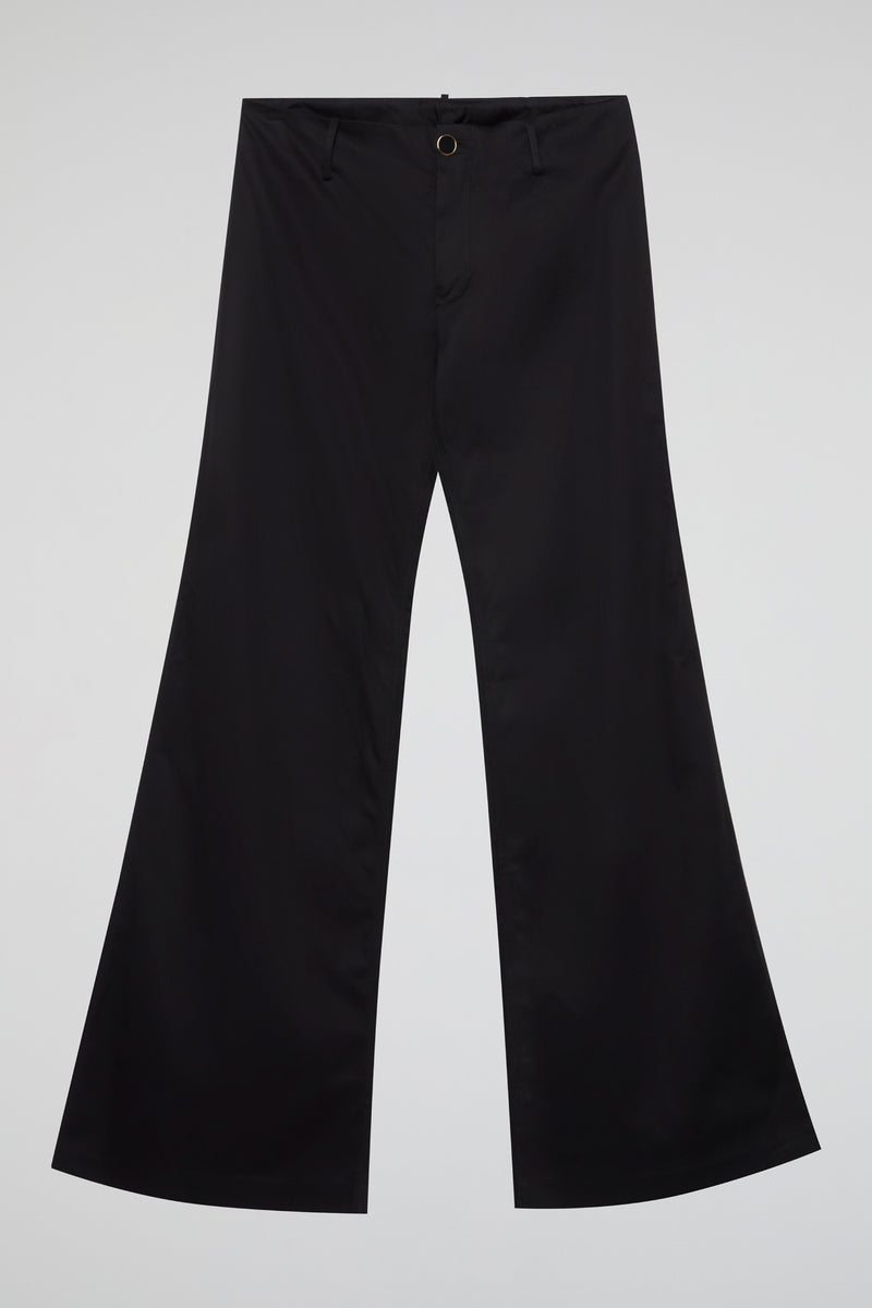 Black Eclipse Flare Trousers