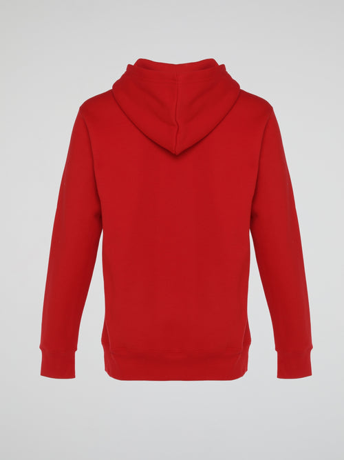 Red Heritage Hooded Sweatshirt