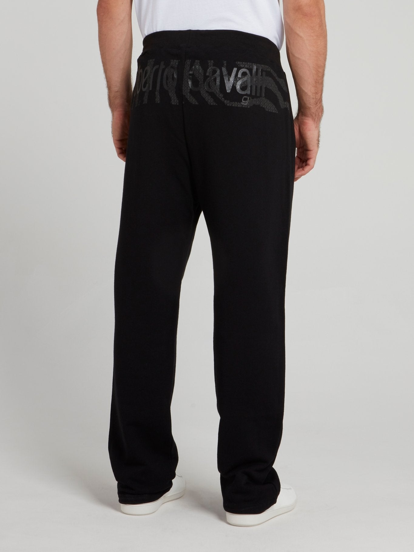 Black Drawstring Woven Pants