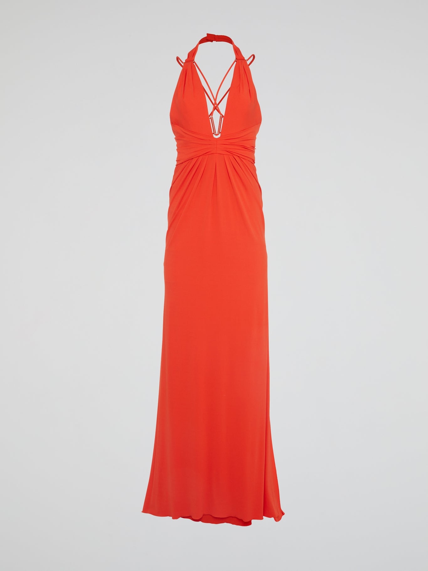 Feel like a bohemian goddess in our stunning red halter neck maxi dress by Roberto Cavalli. This show-stopping piece features intricate detailing and a flowing silhouette that will turn heads wherever you go. Embrace your inner confidence and make a statement in this unforgettable dress that exudes luxury and sophistication.