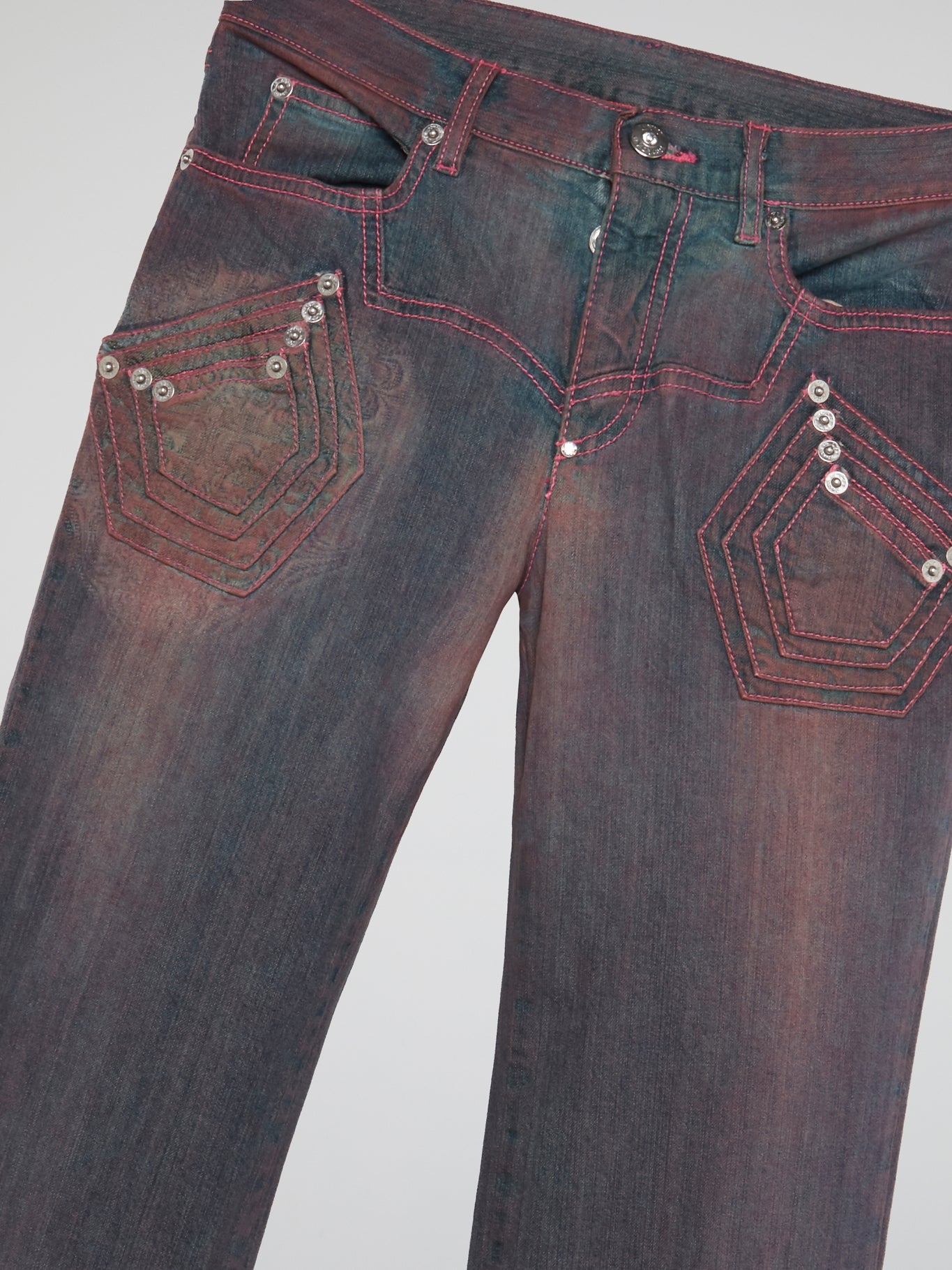 Faded Crimson Jeans