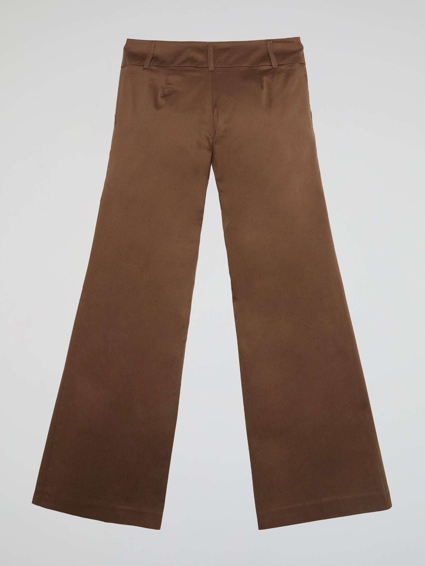 Espresso Brown Tailored Flare Trousers