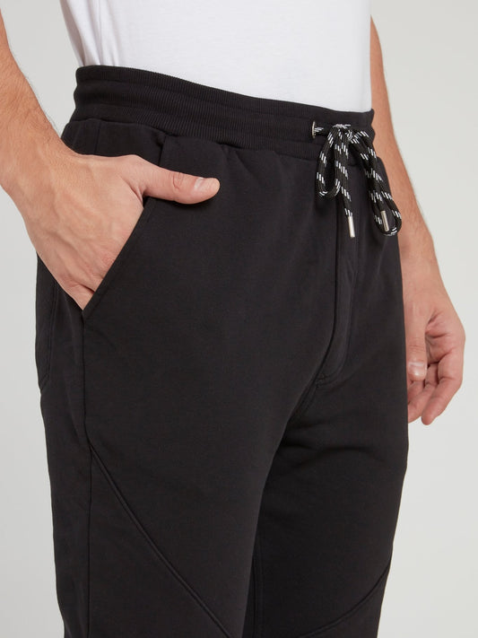 Black Drawstring Track Pants