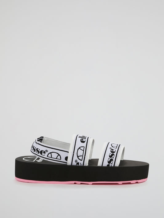 Giglio Contrast Logo Strap Sandals