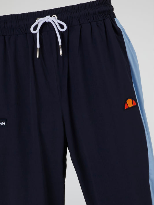 Vecoli Navy Drawstring Track Pants