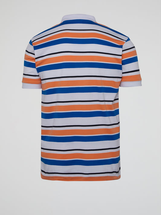 Concrete Striped Polo Shirt