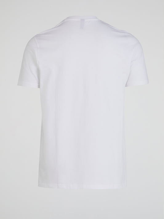 Multiz White Printed T-Shirt