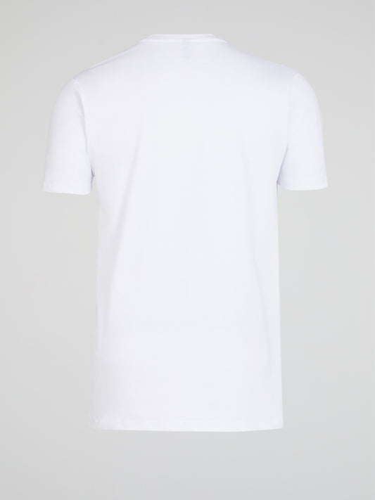 Opizzi White Crewneck T-Shirt