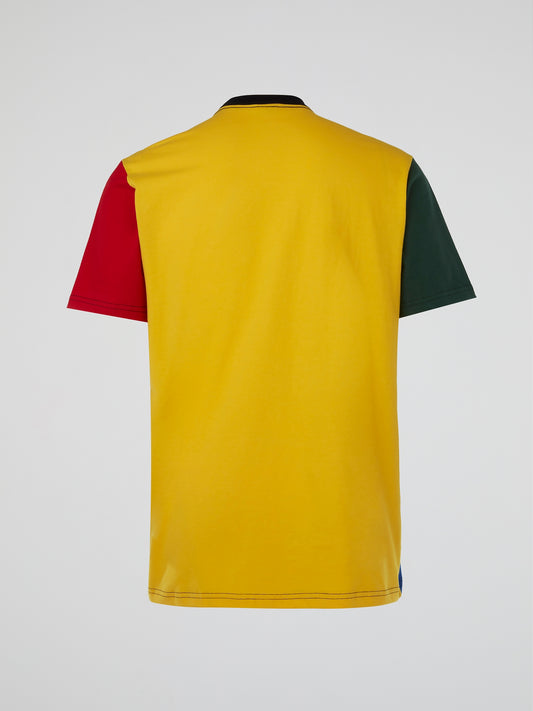 Colour Block Crewneck T-Shirt