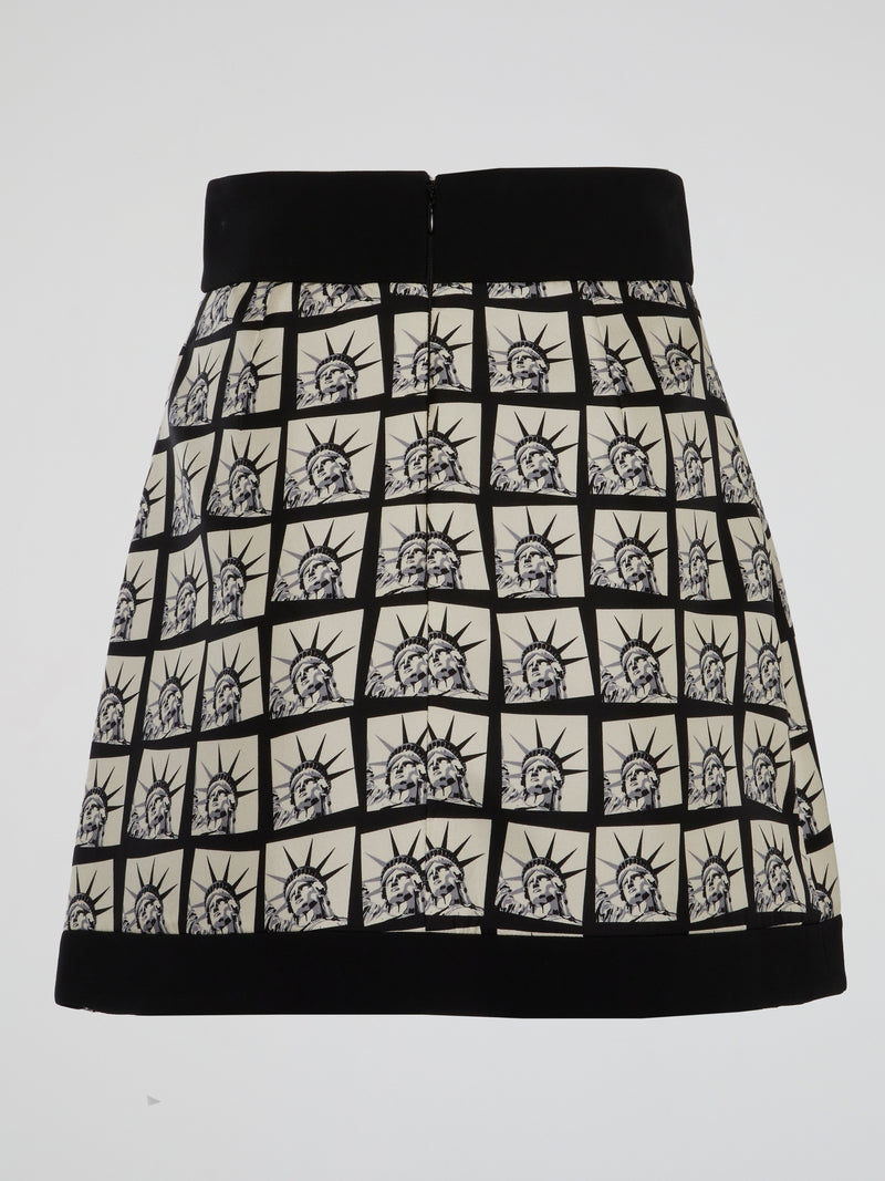 Liberty Pop Art Mini Skirt