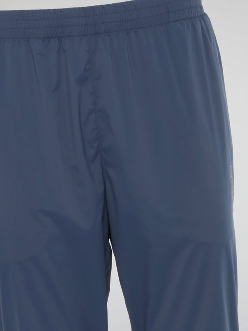 Blue Lightweight Satin Pants